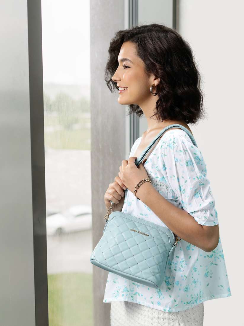 Lino perros blue sling bag top