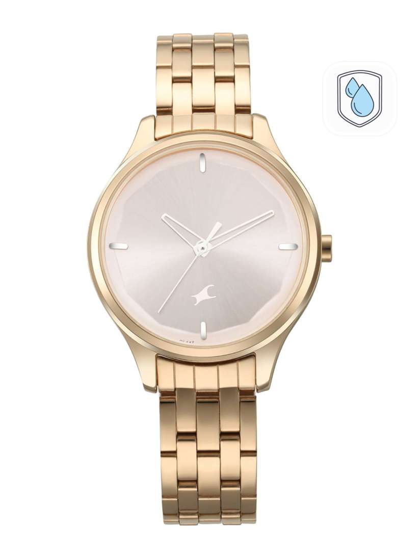 Fastrack rose gold watch womens top
