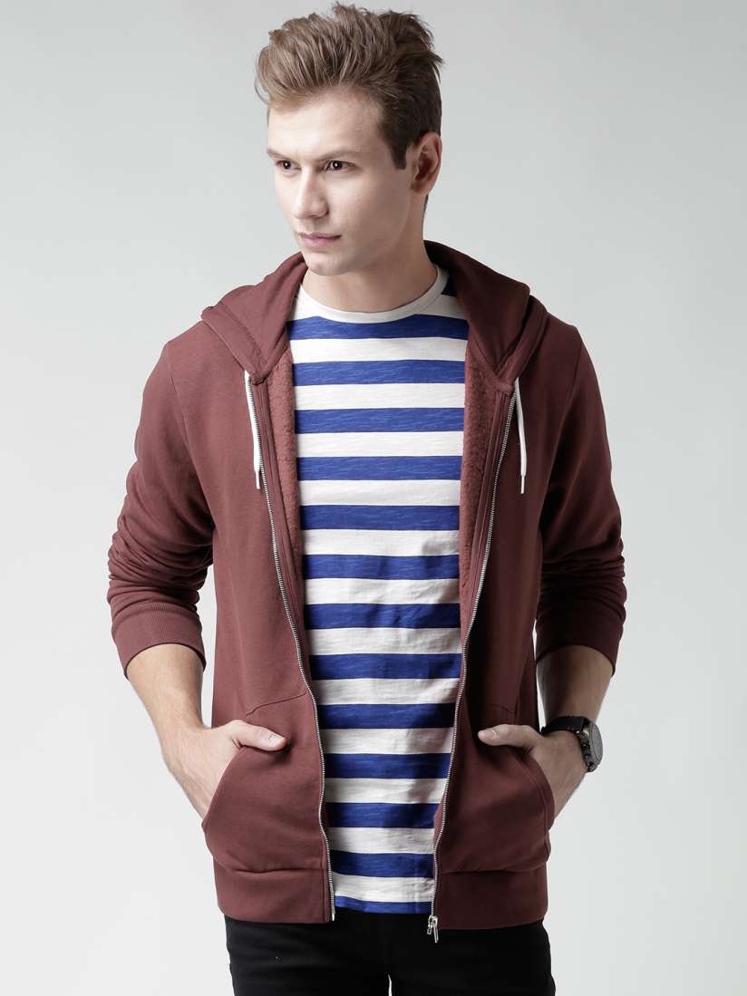 Buy New Look Brown Hooded Sweatshirt Sweatshirts for Men 1406516 Myntra