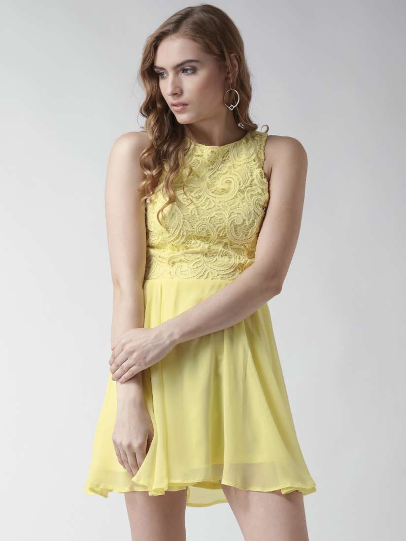 New look fit and flare dresses top