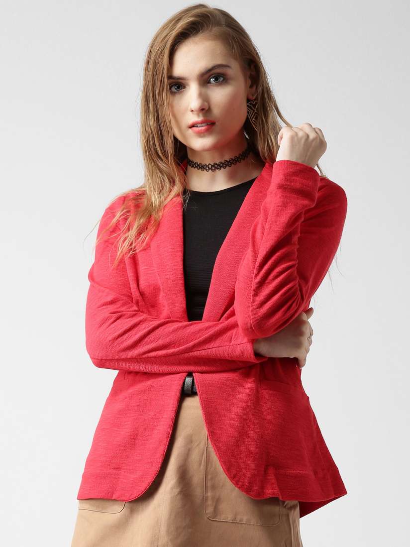 Red blazer new look on sale