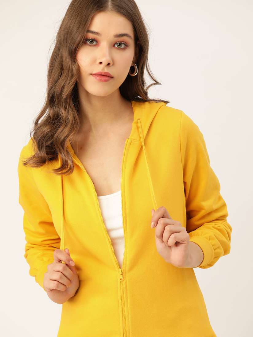 Yellow hoodie sweater best sale