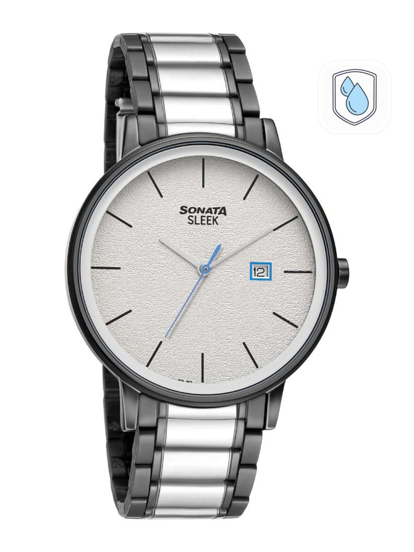 Buy Sonata Men Silver Toned Analogue Watch 7131KM02 Watches for Men 14082316 Myntra