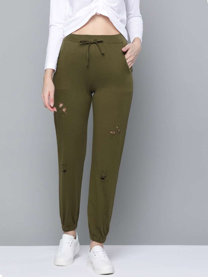 Olive green jogger pants womens new arrivals