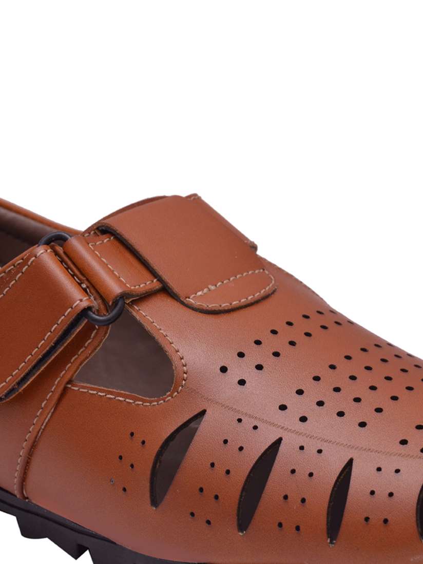 Buy Sir Corbett Men Brown Closed Sandals Sandals for Men 1409254 Myntra
