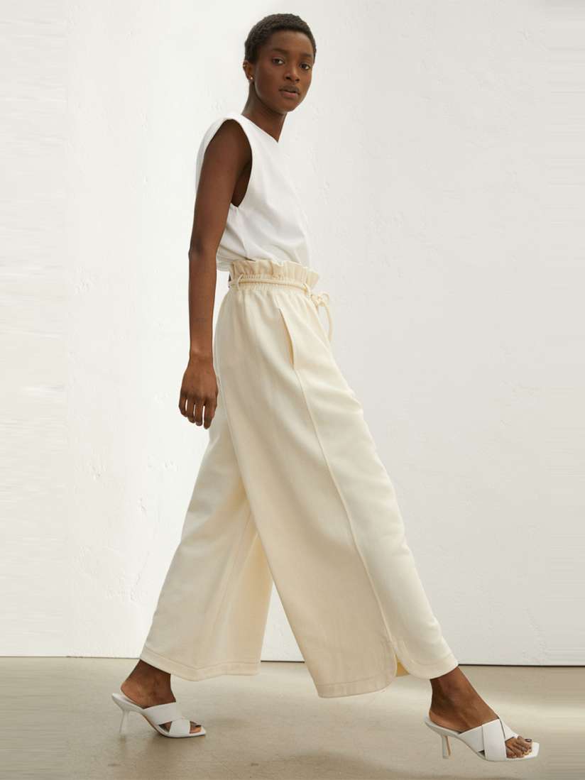 Paper bag beige trousers sales