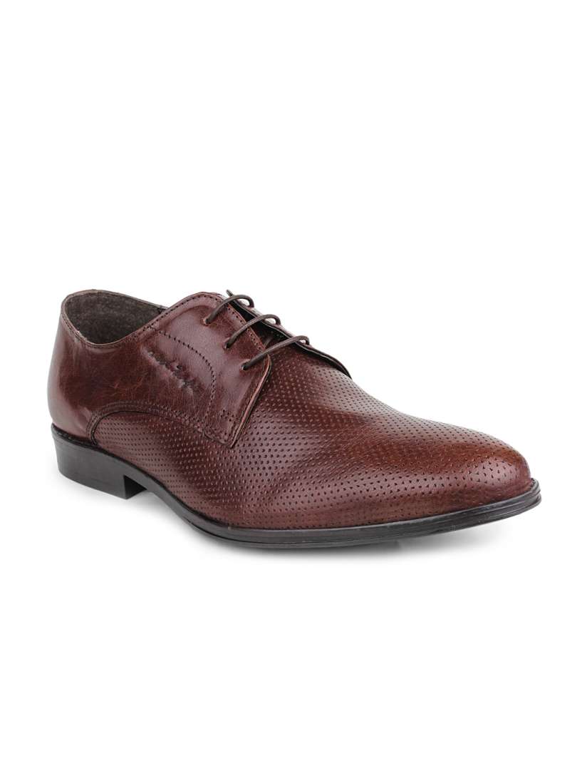 Buy Red Tape Men Brown Leather Formal Shoes Formal Shoes for Men 1409604 Myntra