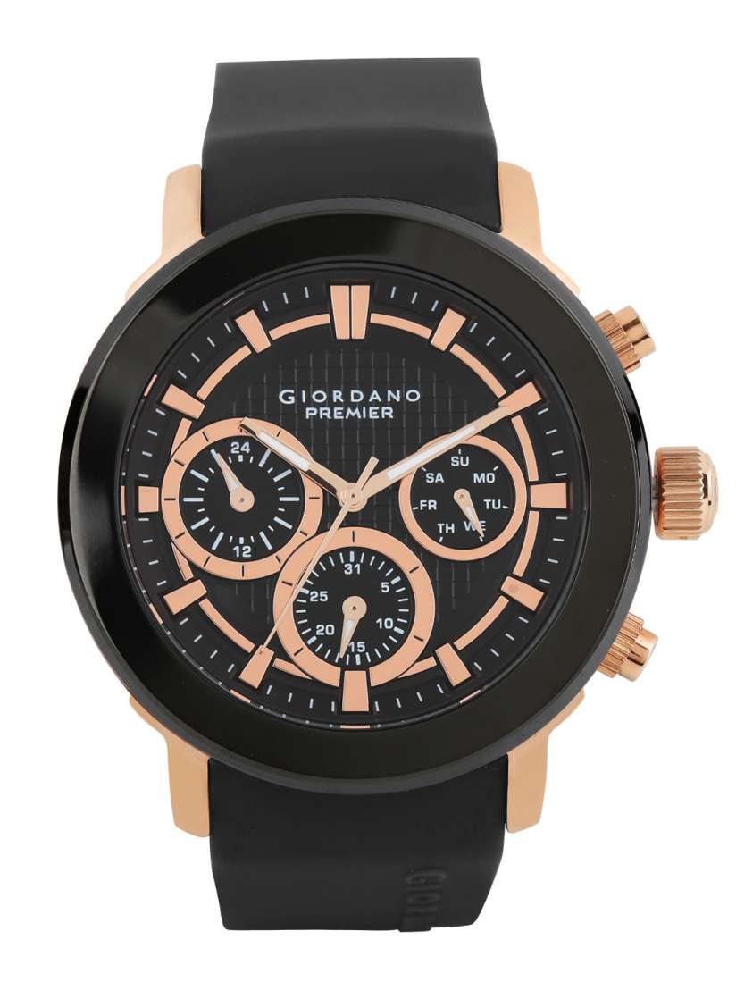 Buy GIORDANO Premier Men Black Dial Multifunction Watch P1055 02 Watches for Men 1409769 Myntra