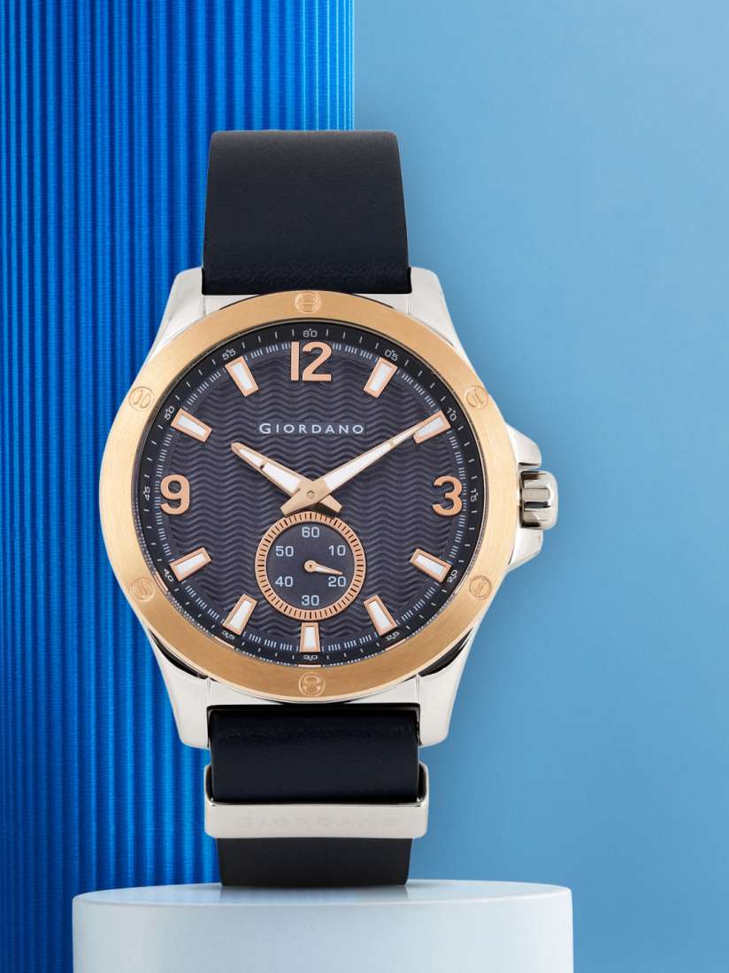 Giordano analog blue dial men's watch cheap