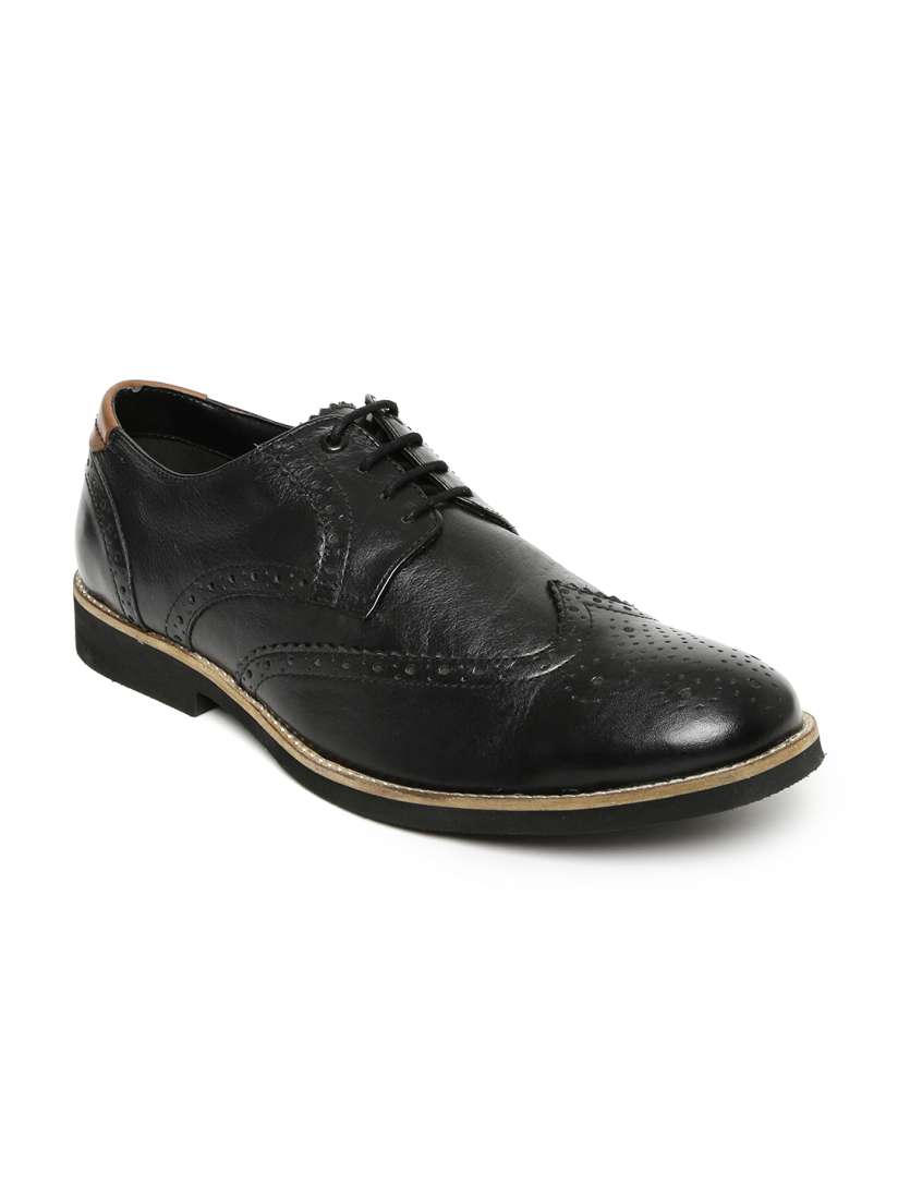 Buy Bata Men Black Leather Brogues Formal Shoes for Men 1411597 Myntra