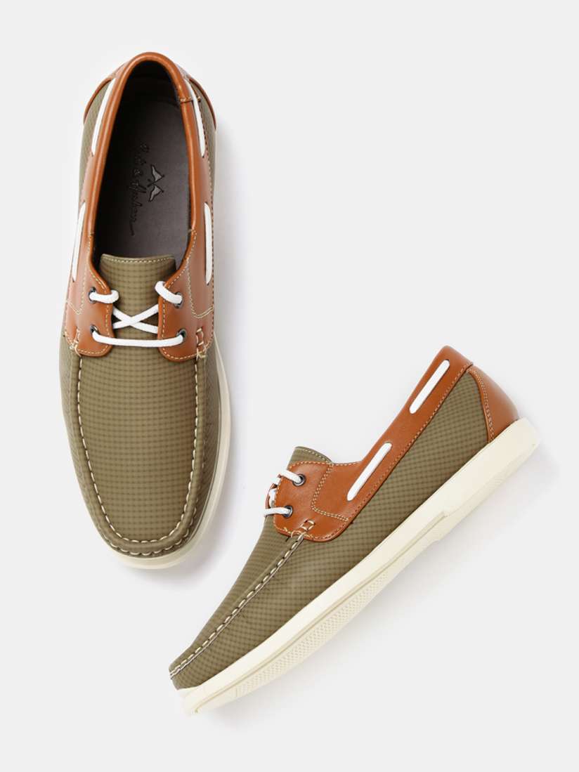 Buy Mast Harbour Men Brown Boat Shoes Casual Shoes for Men 1411686 Myntra