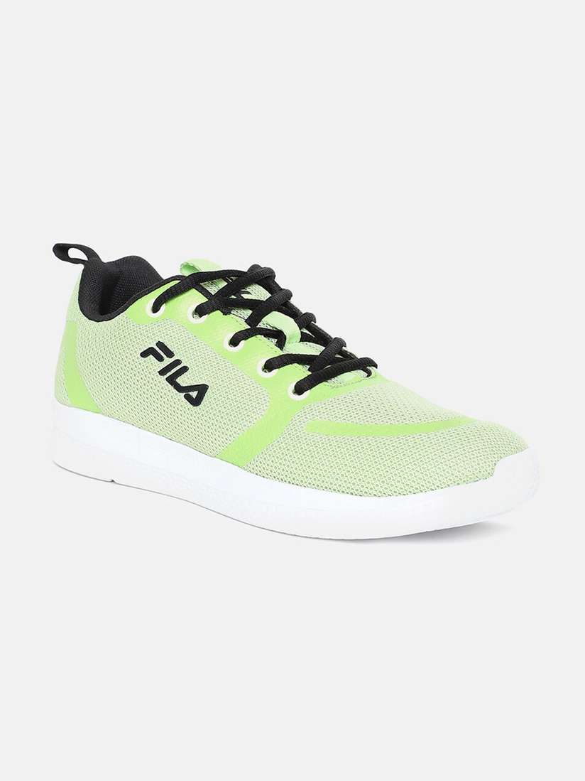 Myntra Lime Fila Sneakers Buy FILA Women Lime Green PU Rosmo