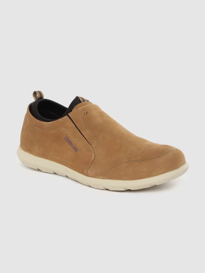Buy Woodland Men Tan Brown Slip On Sneakers Casual Shoes for Men 14119228 Myntra