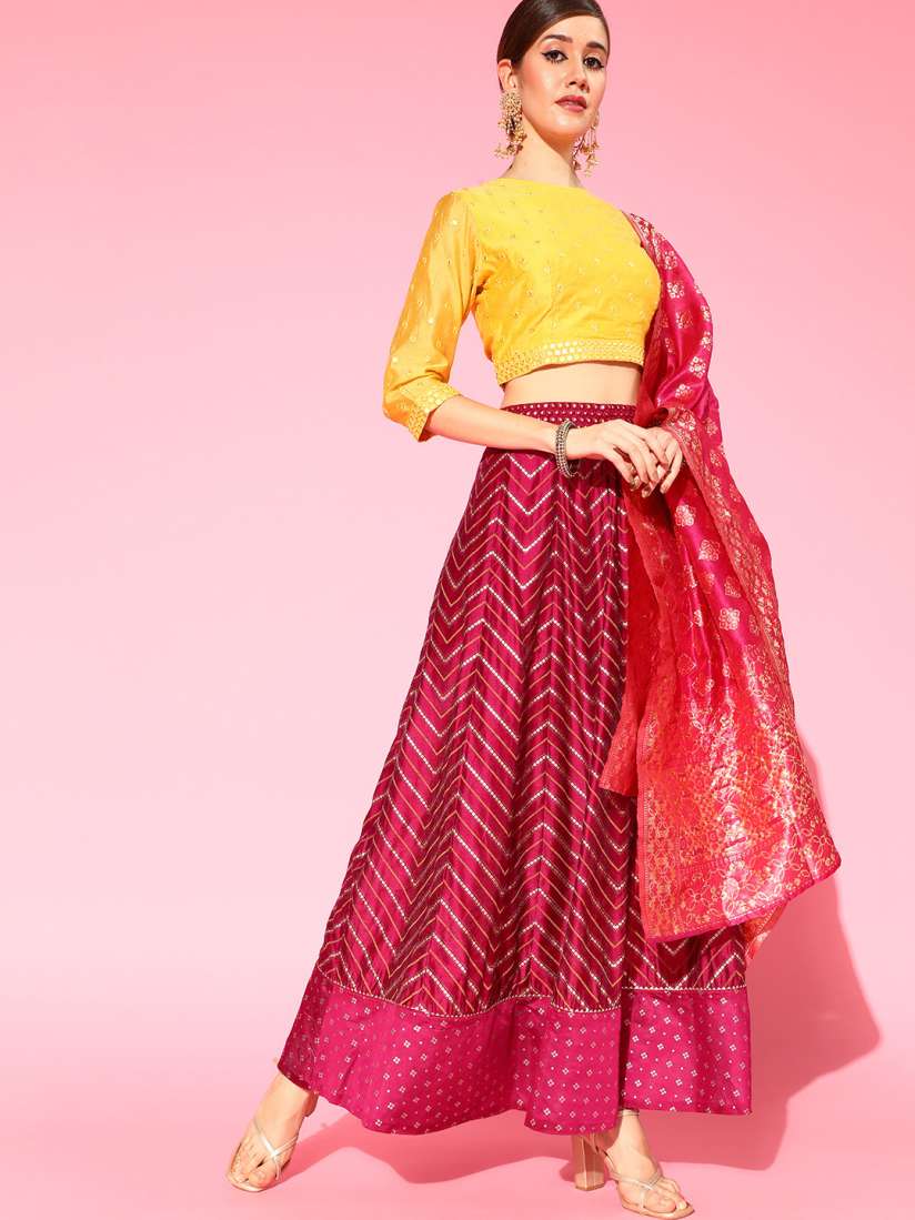 Myntra online shopping for women's lehenga choli hot sale