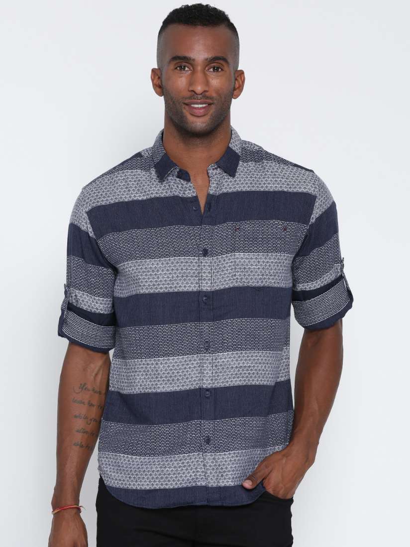 Muscle fit casual shirts hot sale