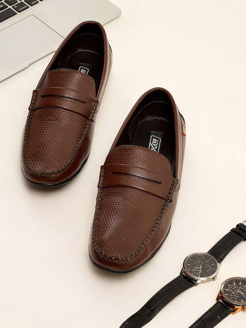 Buy iD Men Maroon Casual Loafer Shoes Casual Shoes for Men 14137820 Myntra