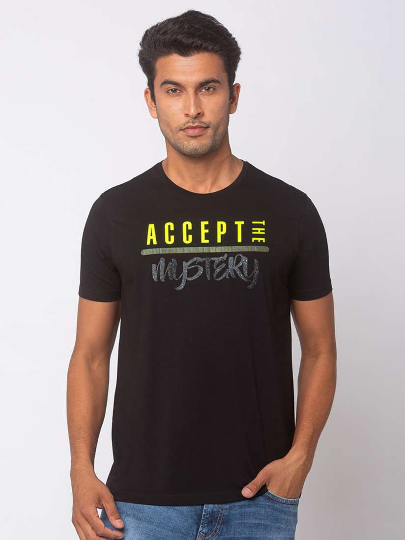 Spykar t shirts myntra 2025