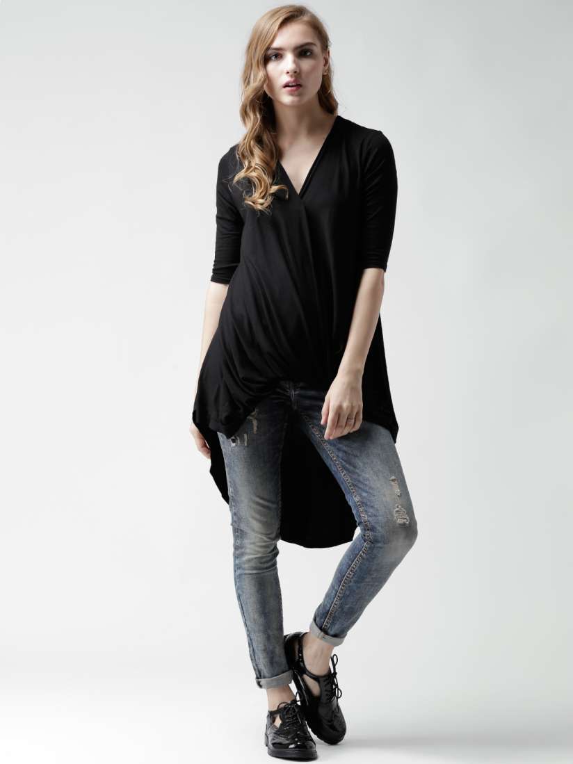 High low top myntra top