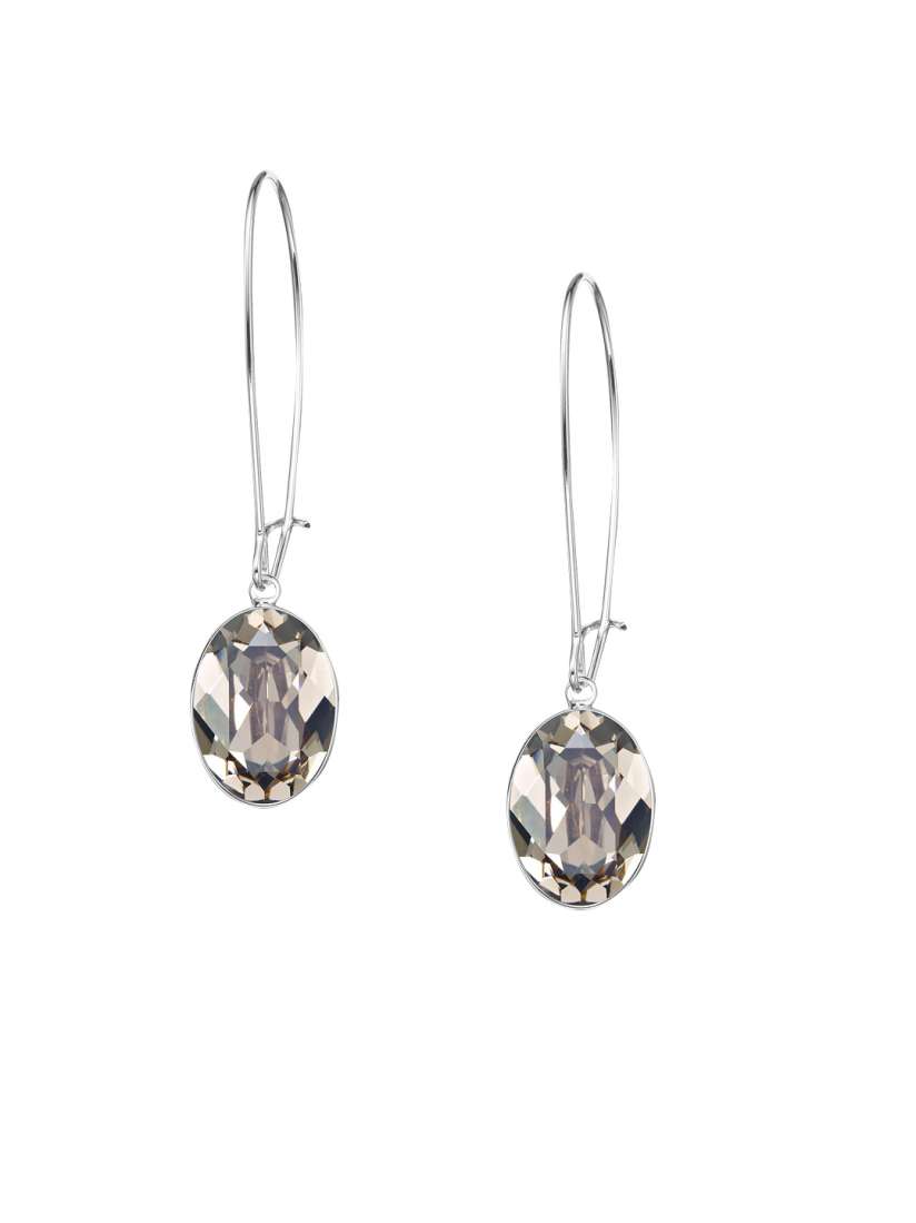 Buy SWAROVSKI Puzzle Greige Pierced Earrings Earrings for Women 1415694 Myntra