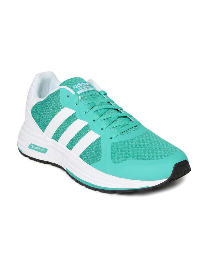 Buy ADIDAS Neo Women Green Cloudfoam Flyer Casual Shoes Casual Shoes for Women 1416052 Myntra