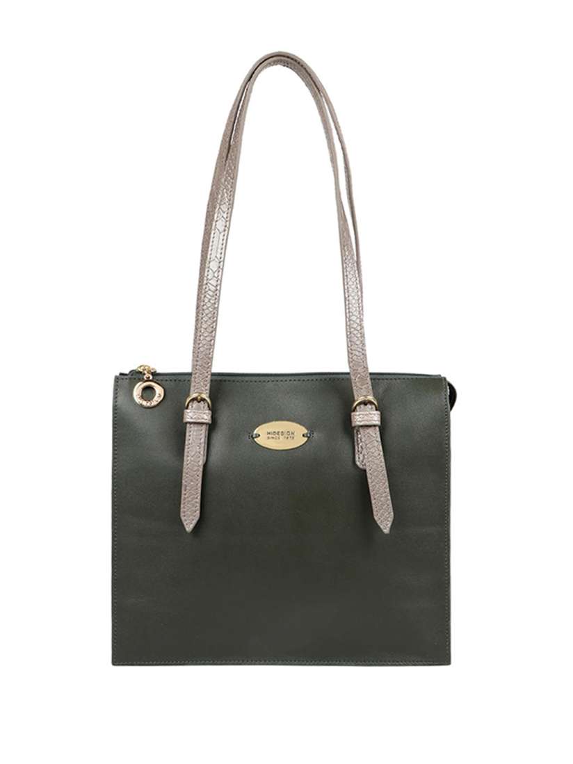 Buy Hidesign Green Solid Leather Handcrafted Shoulder Handbags Handbags for Women 14171676 Myntra