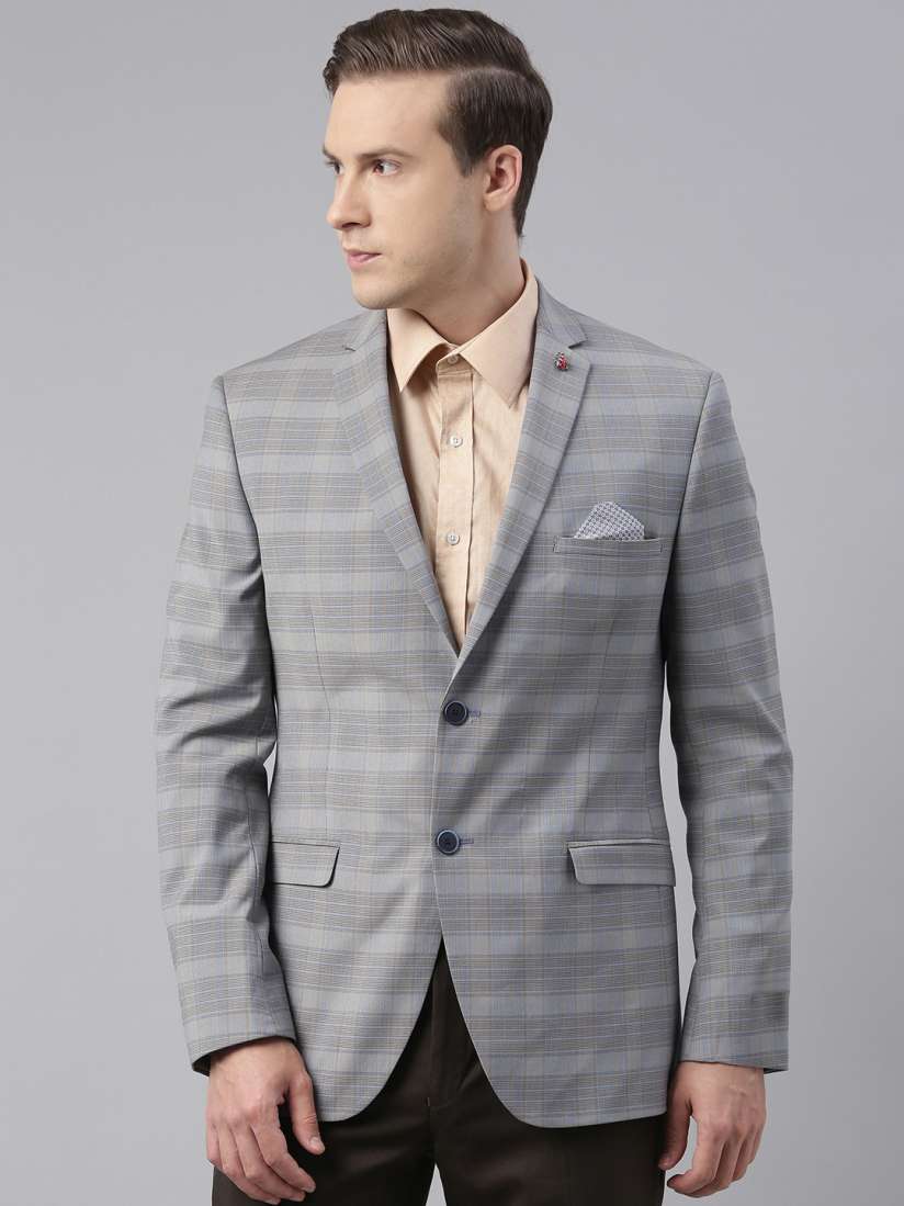 Single breasted casual men's blazer clearance
