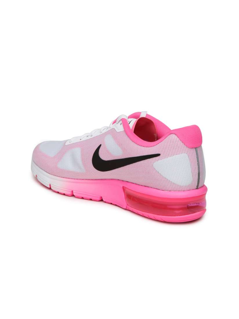 Buy Nike Women Pink White Air Max Sequent Running Shoes Sports Shoes for Women 1420925 Myntra