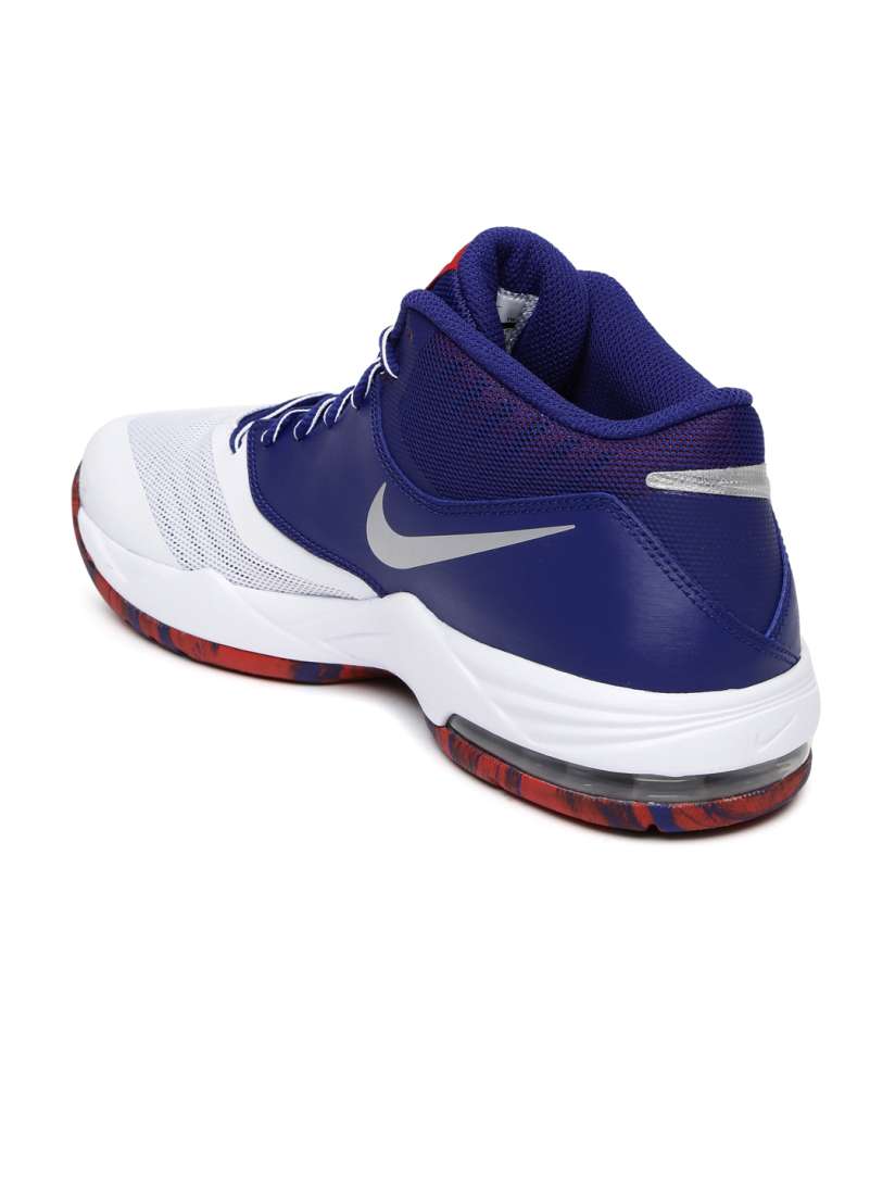 Buy Nike Men White Blue Air Max Emergent Basketball Shoes Sports Shoes for Men 1420943 Myntra