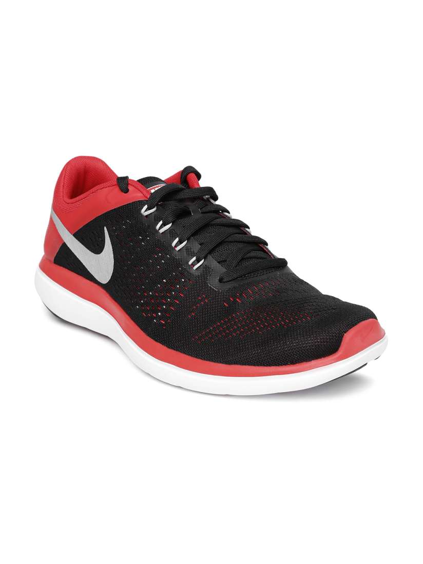 Buy Nike Men Black Red Flex 2016 RN Running Shoes Sports Shoes for Men 1420953 Myntra