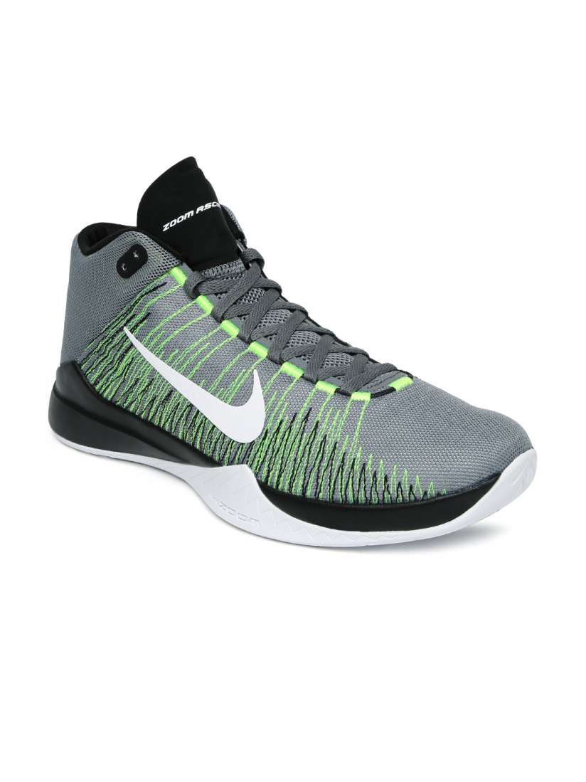 Buy Nike Men Grey Zoom Ascention Basketball Shoes Sports Shoes for Men 1420997 Myntra