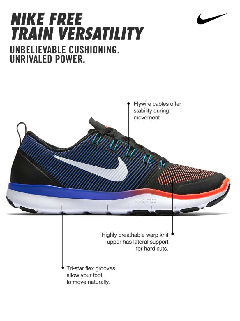 Nike free train versatility on feet top