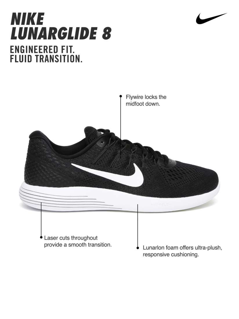 Nike lunarglide 8 negro cheap