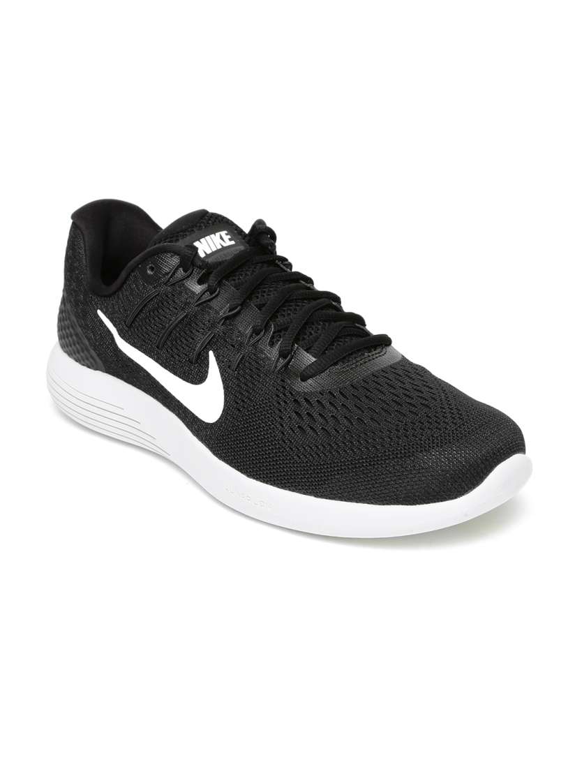 Buy Nike Men Black Lunarglide 8 Running Shoes Sports Shoes for Men 1421006 Myntra