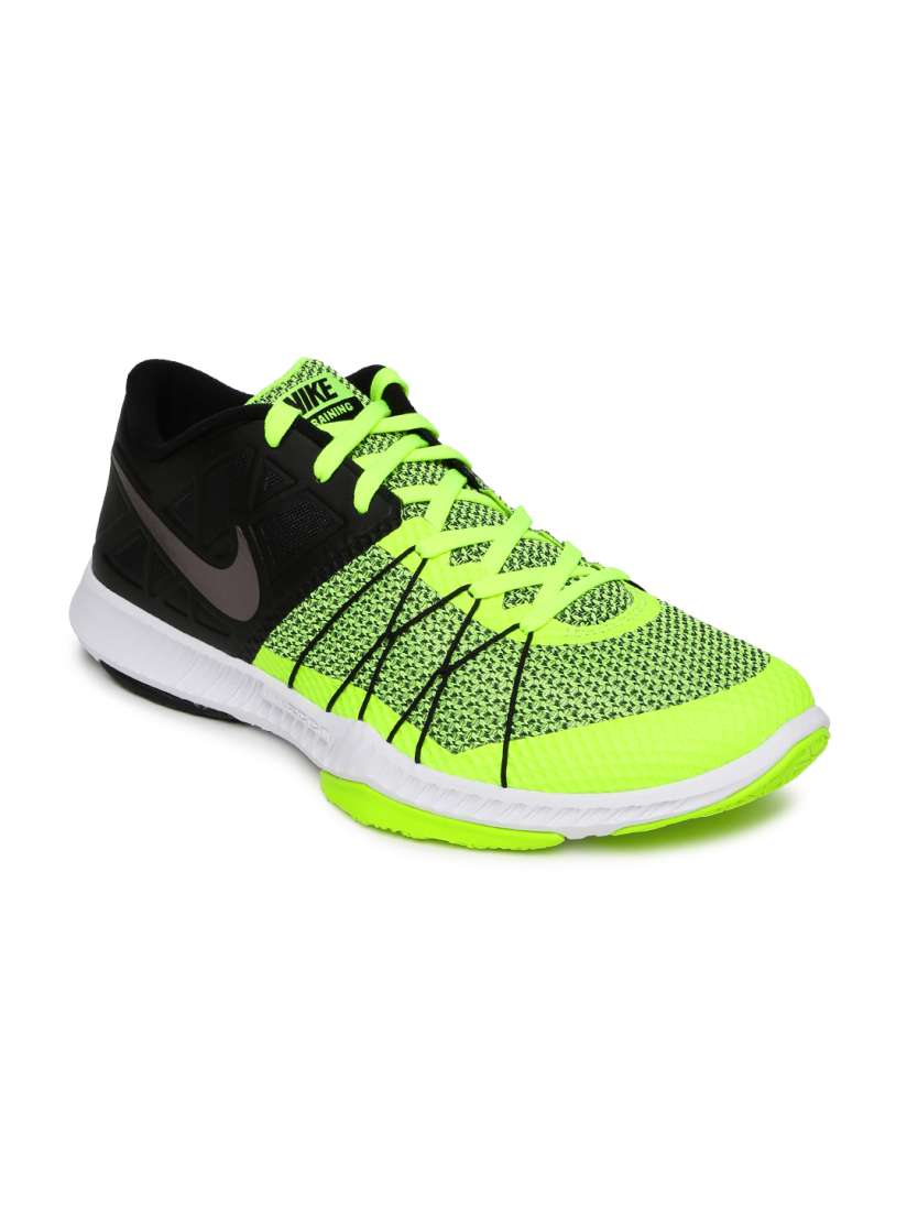Buy Nike Men Fluorescent Green Black ZOOM TRAIN INCREDIBLY FAST Training Shoes Sports Shoes for Men 1421044 Myntra