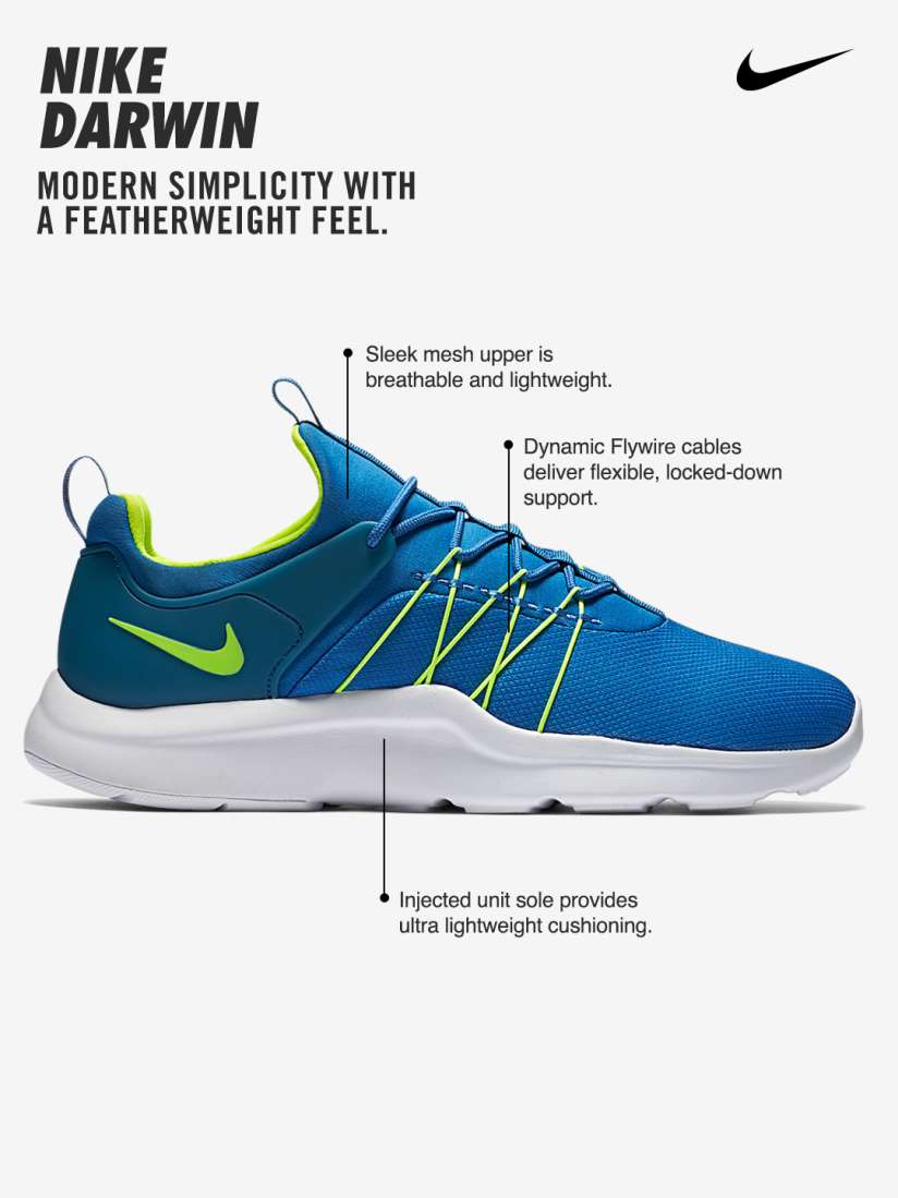 Buy Nike Men Blue Darwin Sneakers Casual Shoes for Men 1421259 Myntra