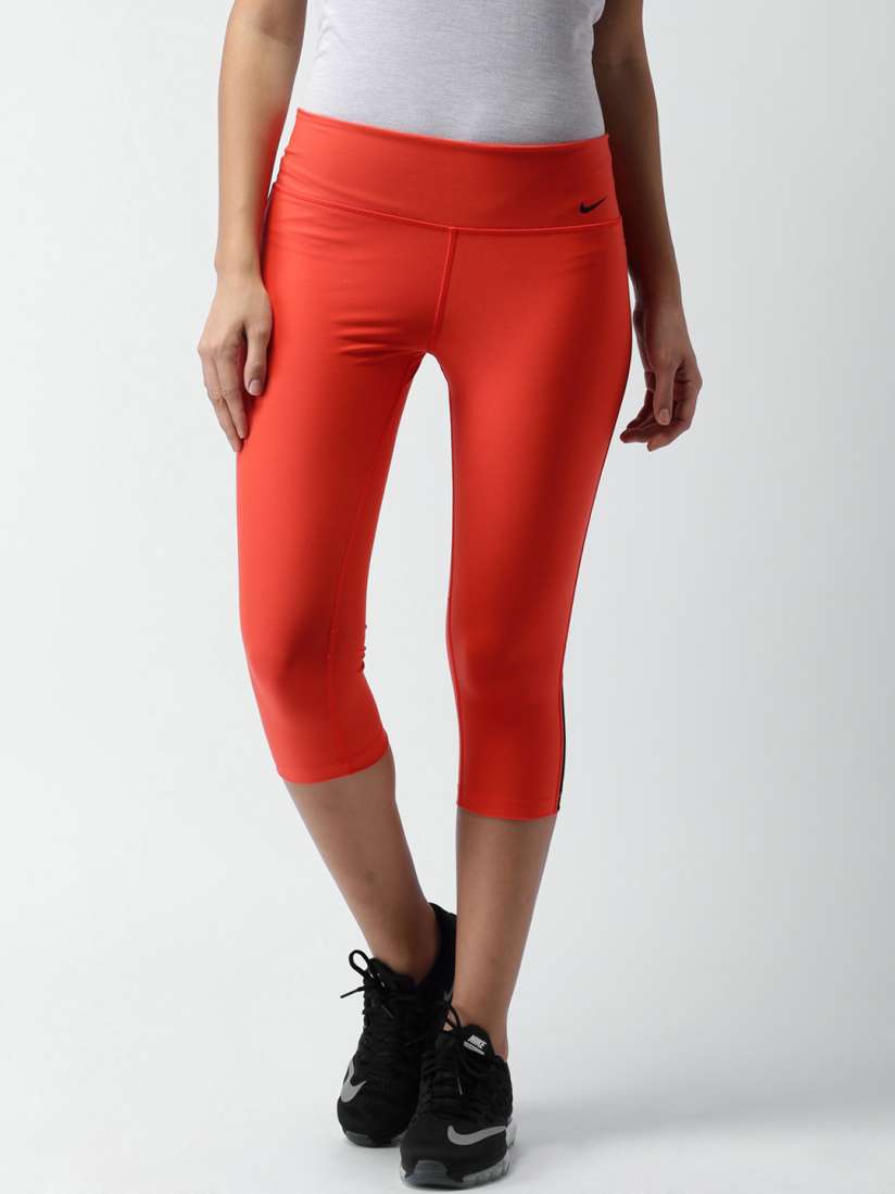 Buy Nike Coral Red AS PWR LGND OVRDRVE Capris Capris for Women 1421335 Myntra