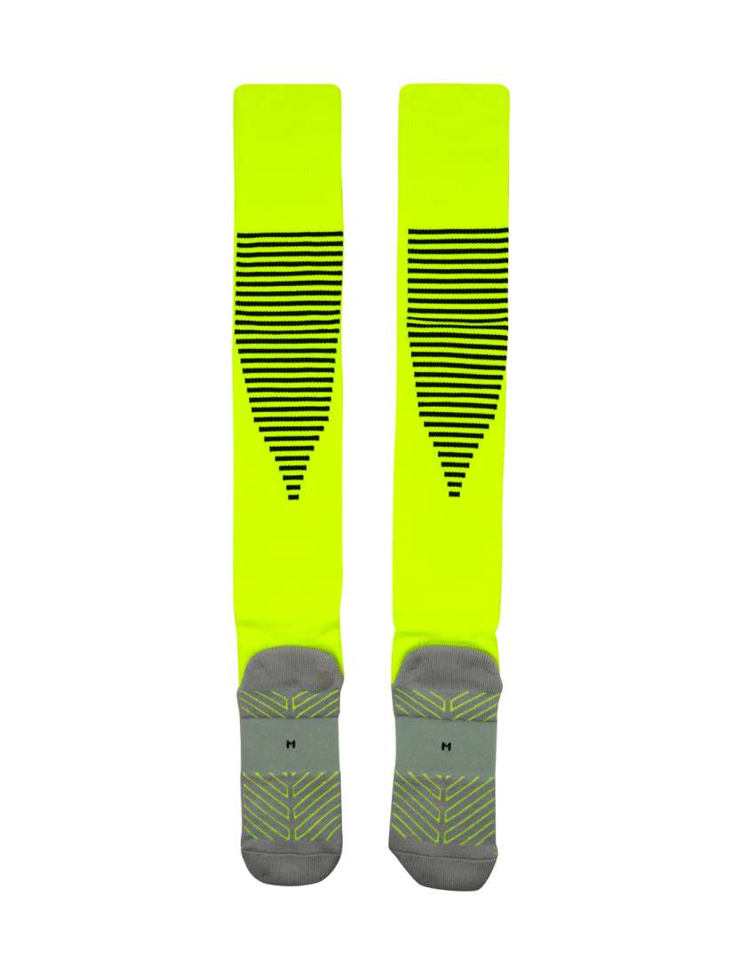 Buy Nike Unisex Grey Neon Green Cushioned Knee Length Soccer Socks Socks for Unisex 1421487 Myntra