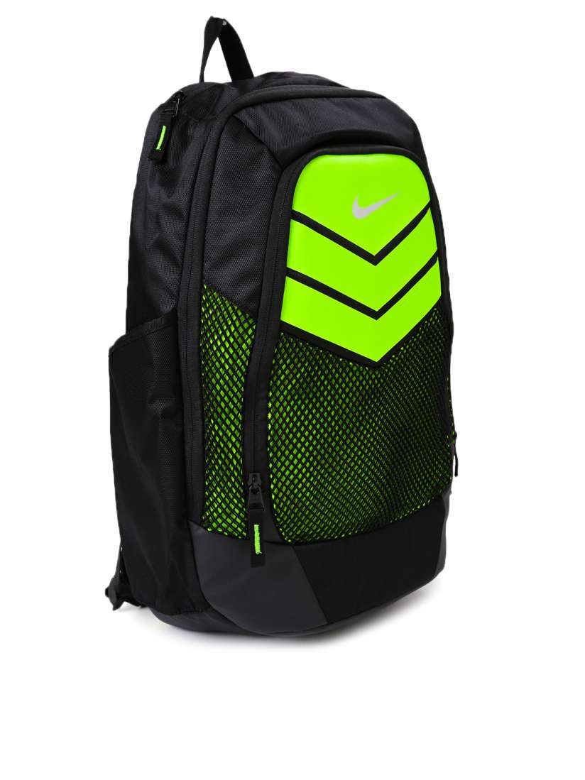 Buy Nike Unisex Black Neon Green Vapor Power Backpack Backpacks for Unisex 1421507 Myntra