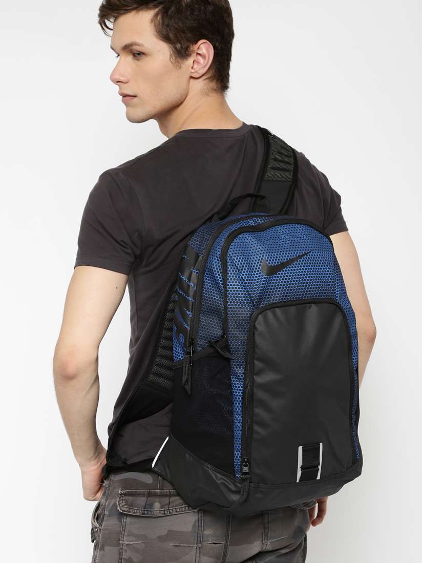 Buy Nike Unisex Black Blue Printed Alph Adpt Backpack Backpacks for Unisex 1421510 Myntra