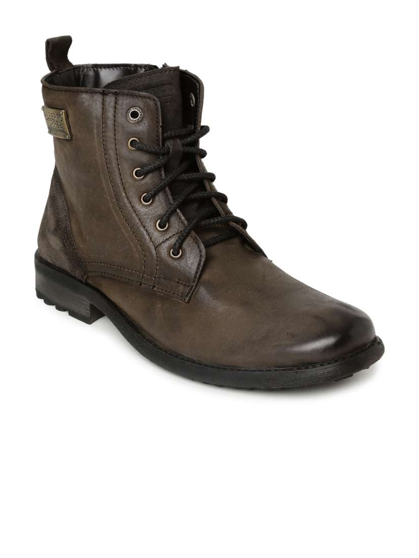 Buy Alberto Torresi Men Brown Leather Boots Boots for Men 1422004 Myntra