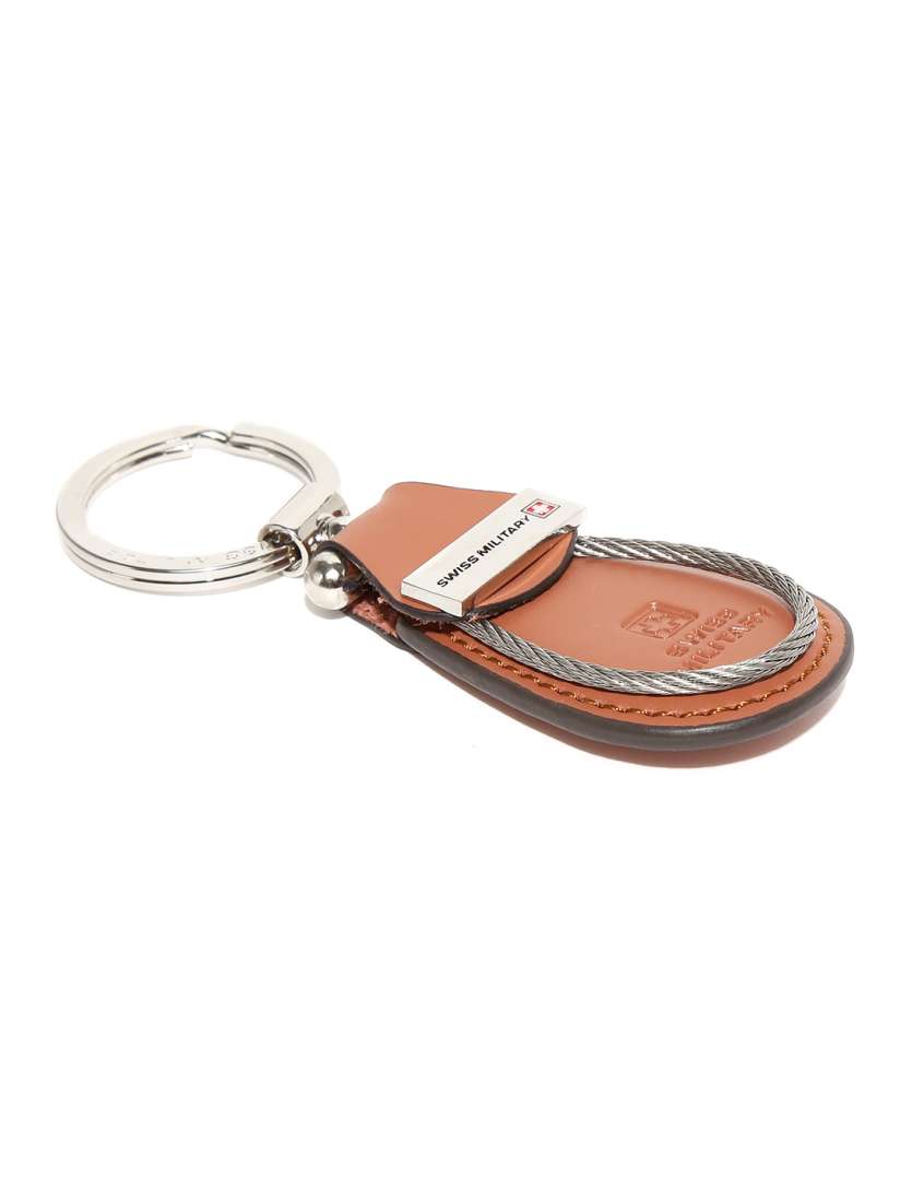 Buy Swiss Military Unisex Brown Leather Keychain Key chain for Unisex 1422338 Myntra