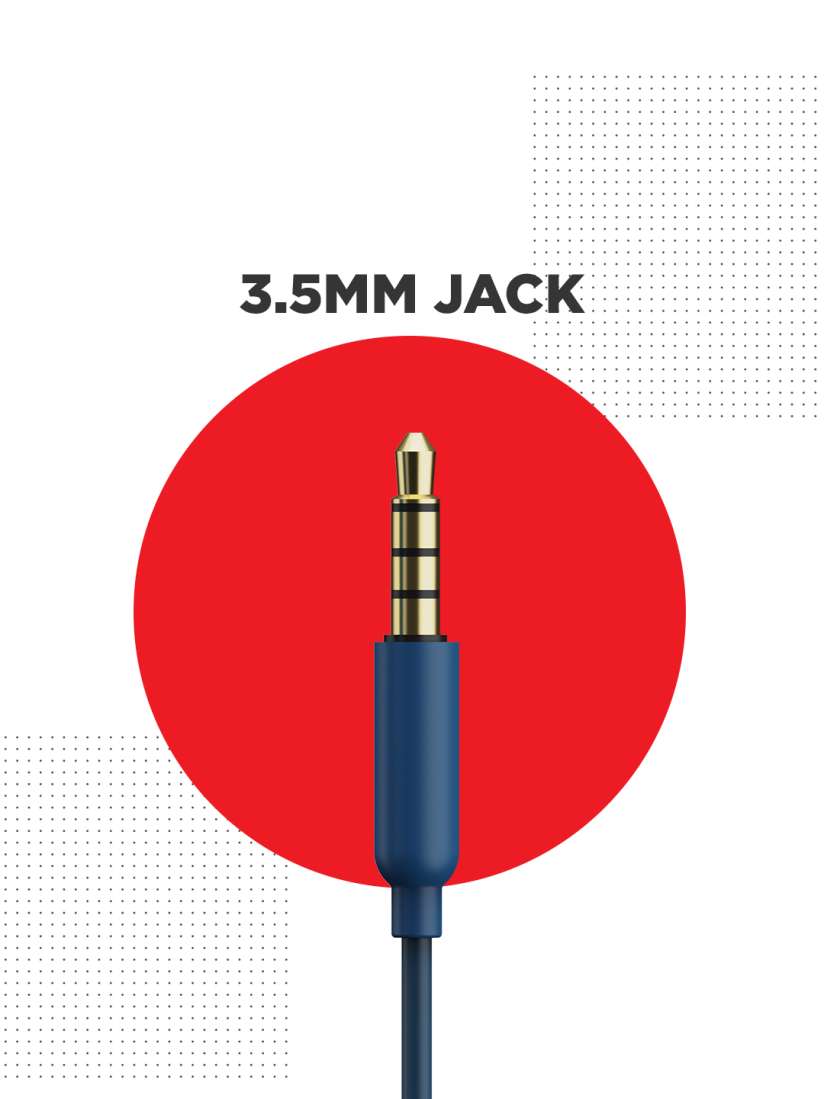 Buy boAt Blue Bassheads 104 M Wired Earphone with Mic Headphones for Unisex 14228374 Myntra