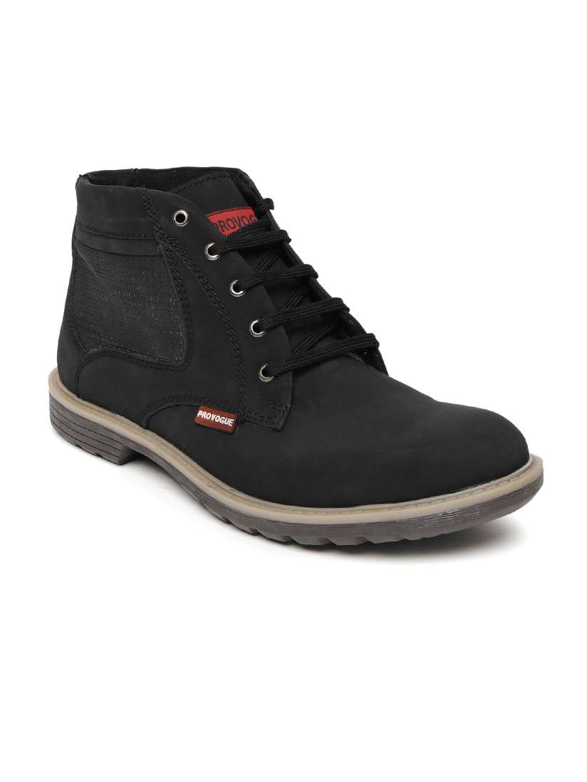 Buy Provogue Men Black Boots Casual Shoes for Men 1423094 Myntra