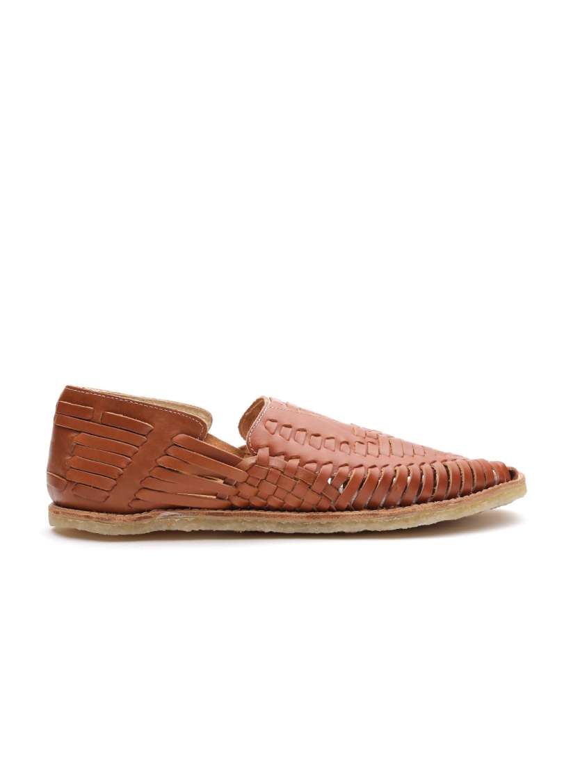 Buy TOMS Men Brown Basketweave Cognac Leather Slip Ons Casual Shoes for Men 1423647 Myntra