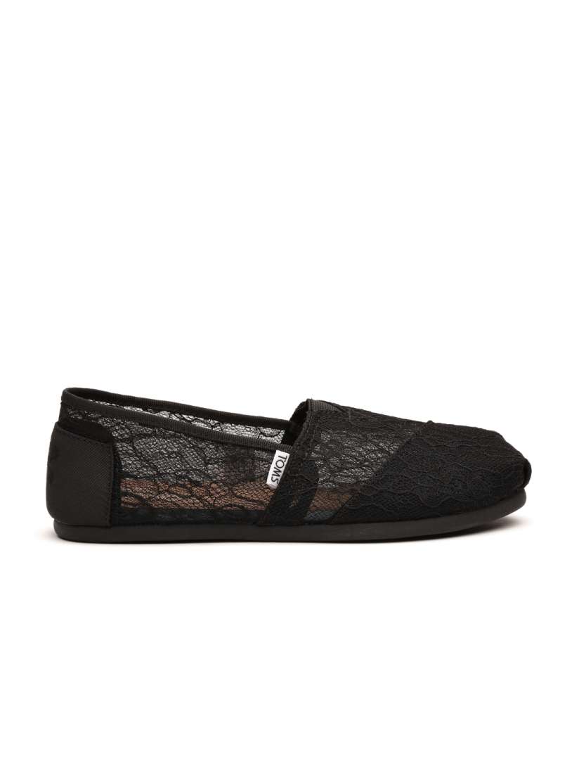 Ladies black toms 2025