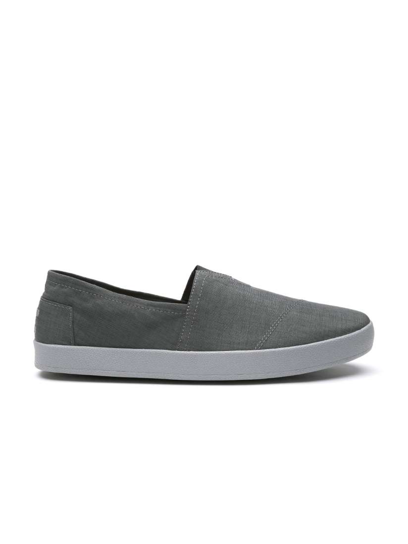 Toms grey slip ons outlet