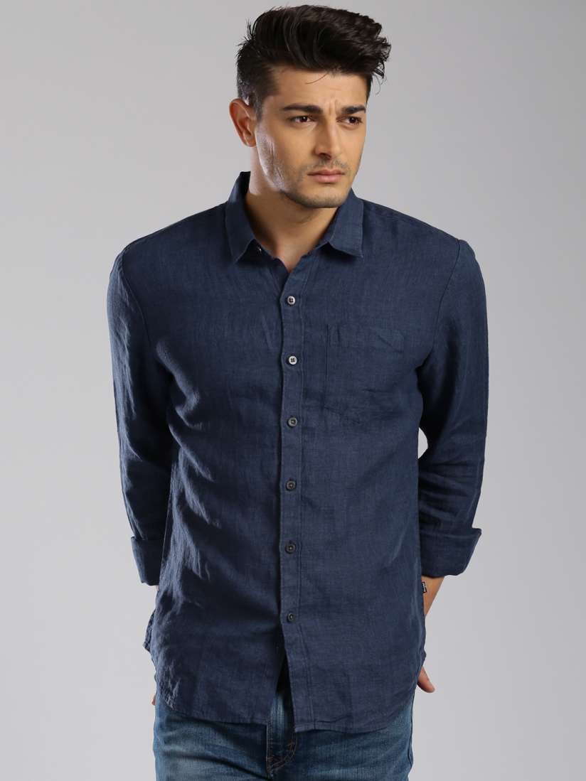 Levi's navy blue shirt shop