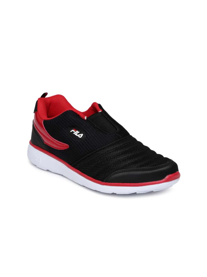 Fila men black & red lifestyle shoes sales