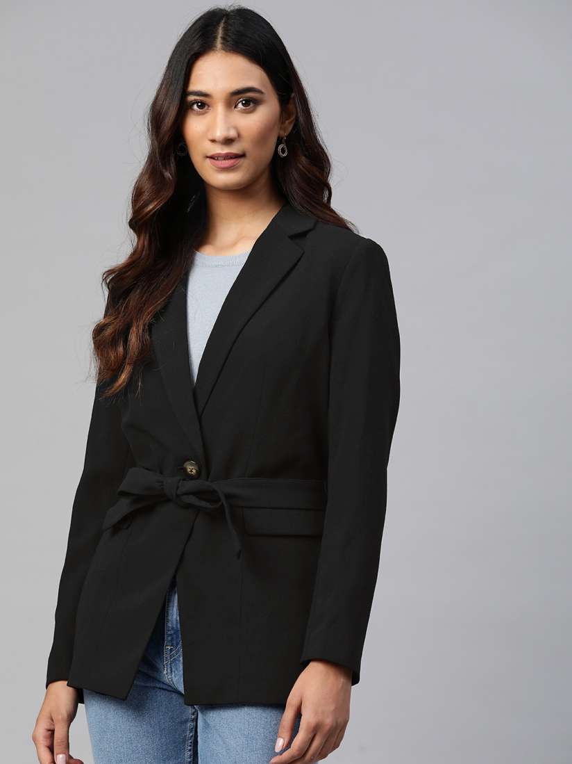 Myntra blazers for ladies online