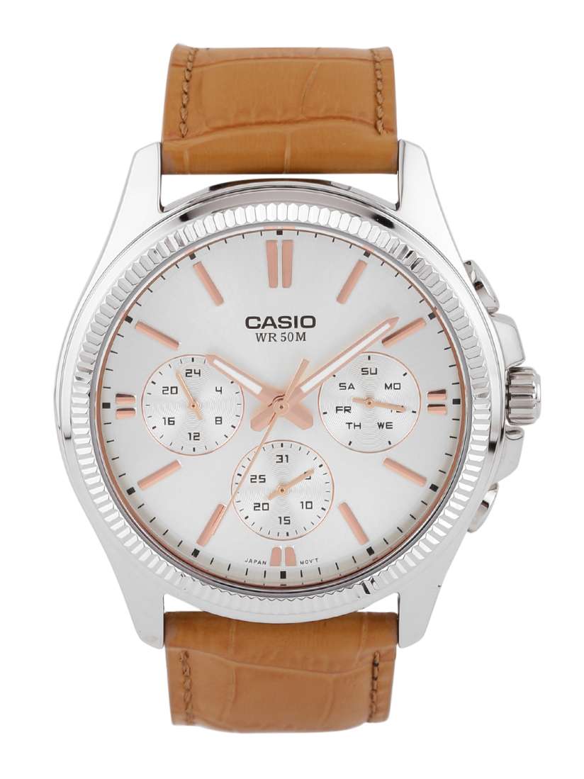 Buy Casio Enticer Men Silver Analogue watch A1079 Watches for Men 1426378 Myntra
